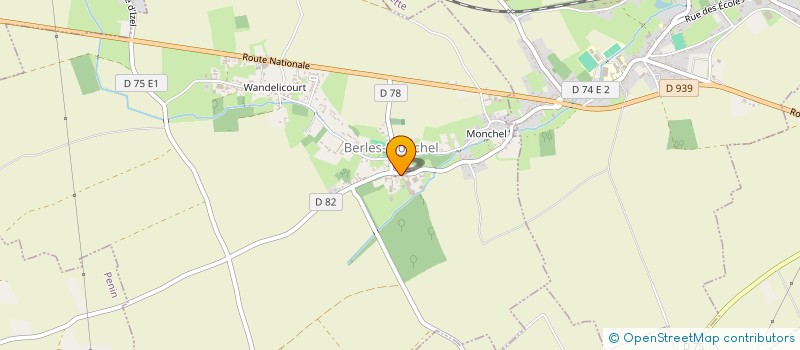 localisation de l'entreprise DELANNOY NEGOCE  BERLES-MONCHEL