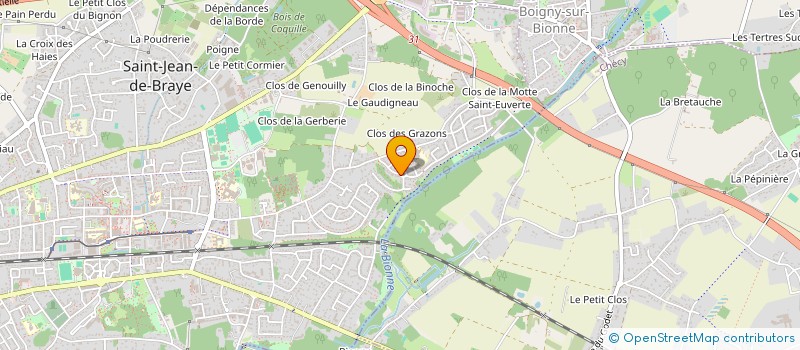 localisation de l'entreprise DELANNOY-VALLEE C&G à SAINT-JEAN-DE-BRAYE