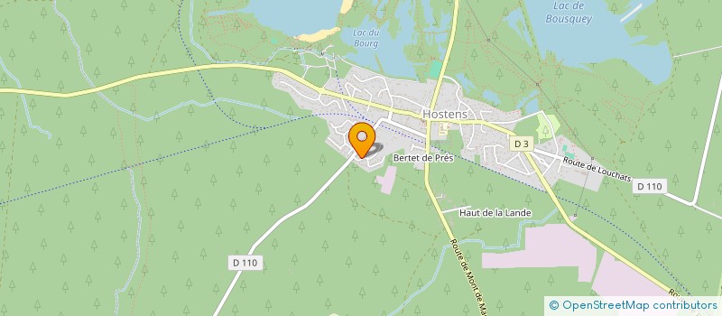 localisation de l'entreprise DELANO  HOSTENS