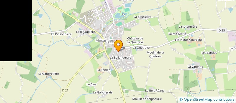 localisation de l'entreprise DELANOE FABRICE SOUDEUR TUYAUTERIE ACIER  MESANGER