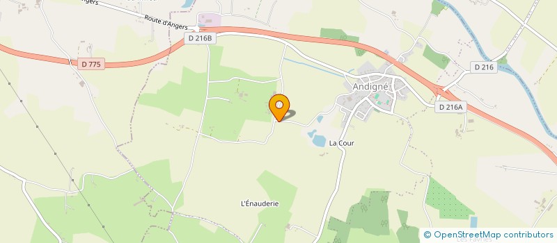 localisation de l'entreprise DELANOE FRERES  LE LION-D'ANGERS