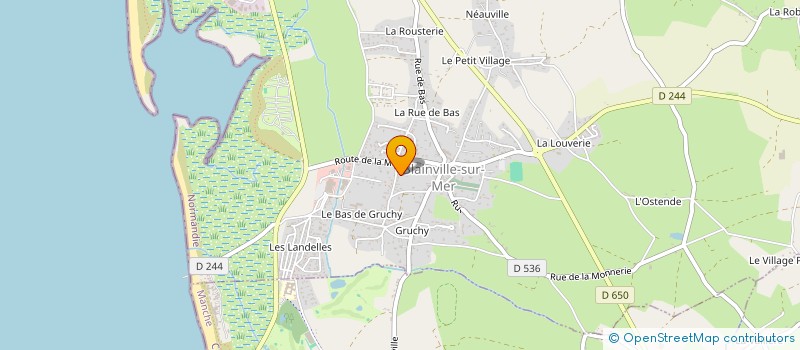 localisation de l'entreprise DELANOE GIARD à BLAINVILLE-SUR-MER