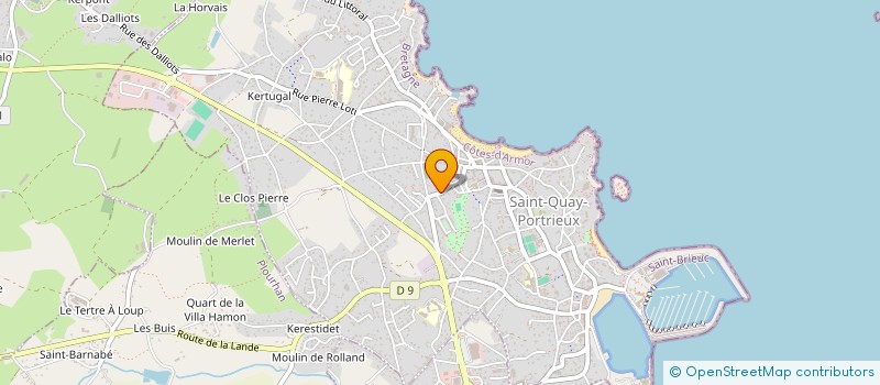 localisation de l'entreprise DELANOE INVESTISSEMENTS à SAINT-QUAY-PORTRIEUX