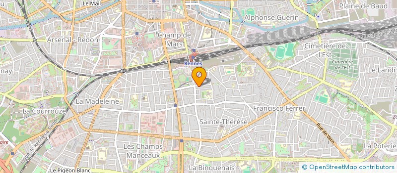 localisation de l'entreprise DELANOE QUINQUIS  RENNES