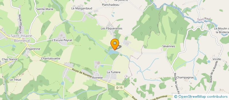 localisation de l'entreprise DELANOTTE TRANSPORTS à SAINT-HILAIRE-BONNEVAL
