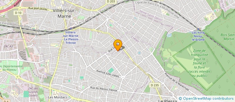 localisation de l'entreprise DELANOUGA à CHAMPIGNY-SUR-MARNE