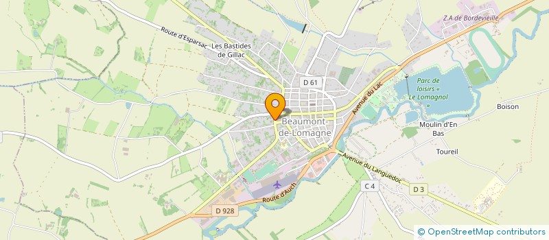 localisation de l'entreprise DELANTIAN à BEAUMONT-DE-LOMAGNE