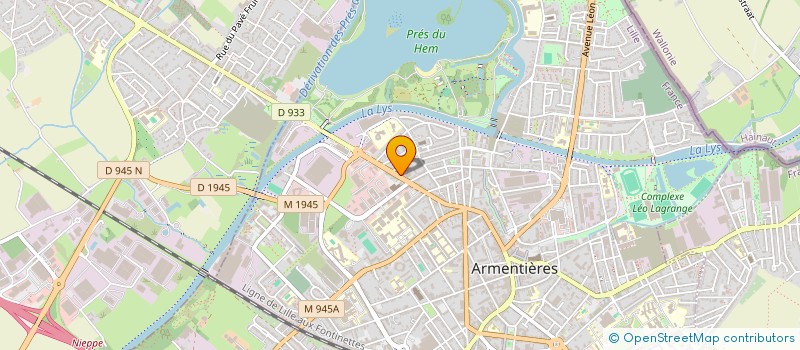 localisation de l'entreprise DELAO  ARMENTIERES