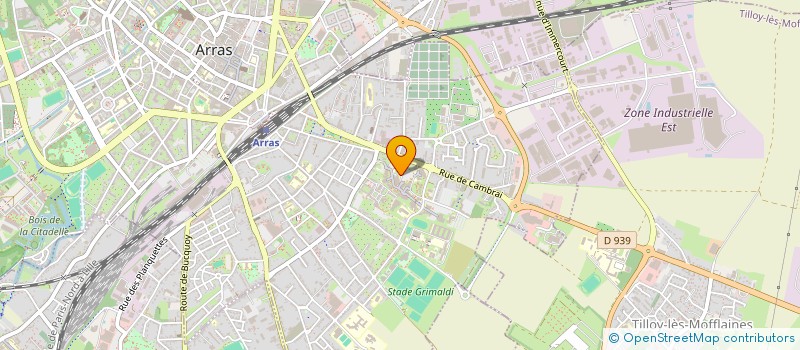 localisation de l'entreprise DELAPLACE SERVICE à ARRAS