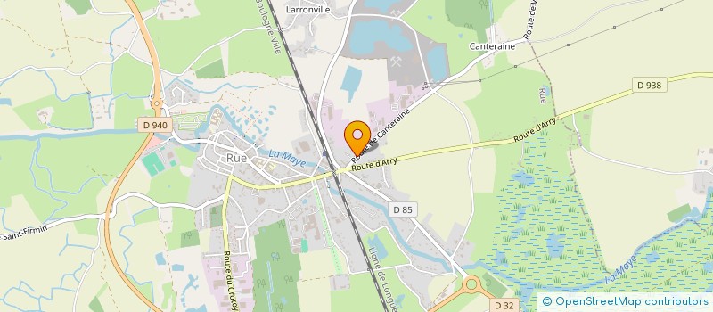 localisation de l'entreprise DELAPORTE  RUE