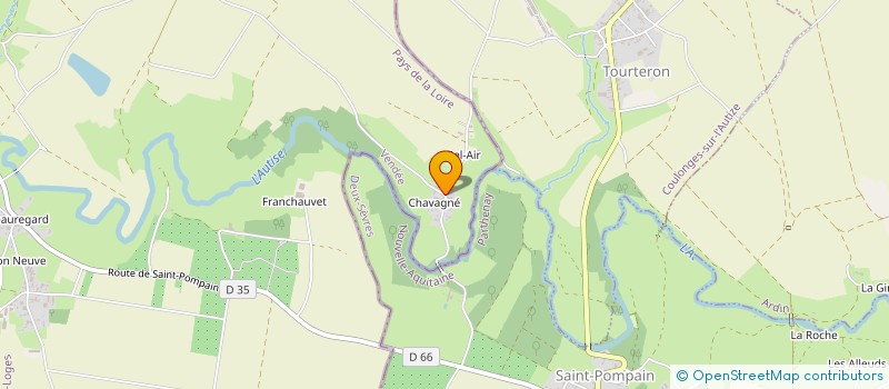 localisation de l'entreprise DELAPORTE CONSTRUCTION à SAINT-HILAIRE-DES-LOGES