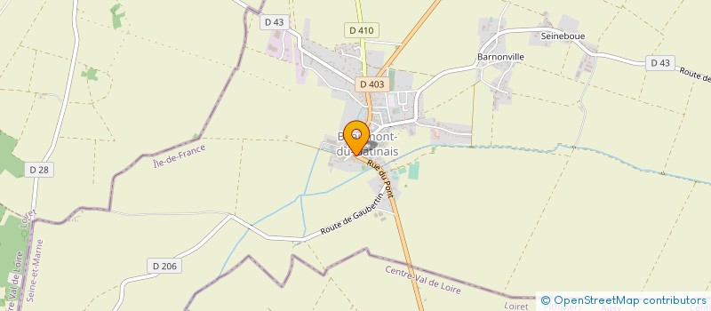 localisation de l'entreprise DELAPORTE FRERES à BEAUMONT-DU-GATINAIS