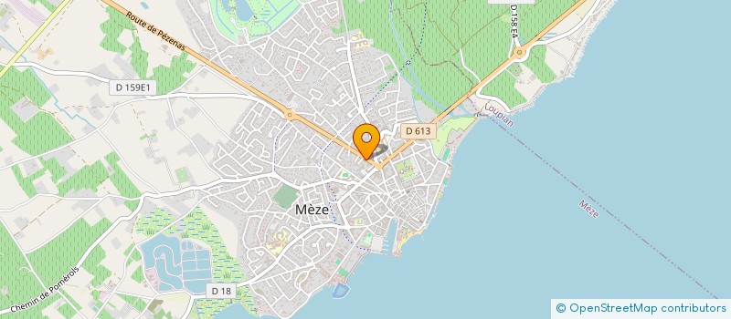 localisation de l'entreprise DELAPORTE ROLAND  MEZE