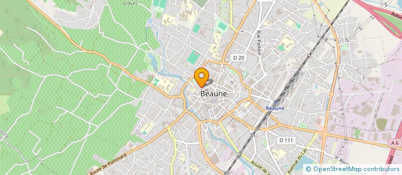 localisation de l'entreprise DELAPORTE / TRAPET à BEAUNE