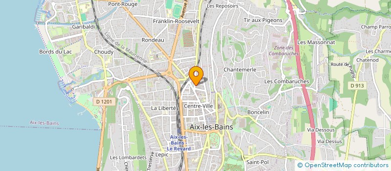 localisation de l'entreprise DELAPORTE TRUC  AIX-LES-BAINS