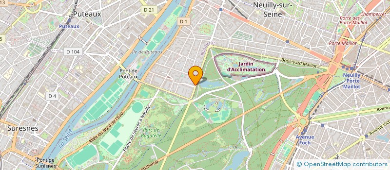 localisation de l'entreprise DELARA à NEUILLY-SUR-SEINE
