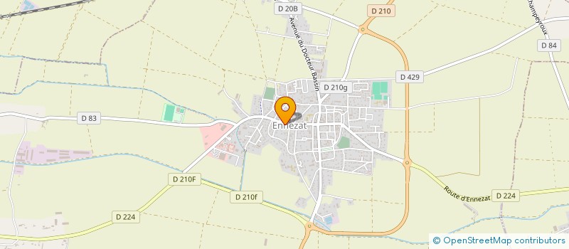 localisation de l'entreprise DELARBRE M ET PETIT P  ENNEZAT