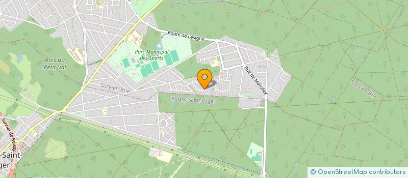 localisation de l'entreprise DELARCHE  SUCY-EN-BRIE