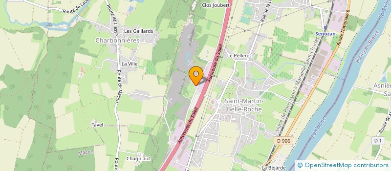 localisation de l'entreprise DELARCHE TP  SAINT-MARTIN-BELLE-ROCHE