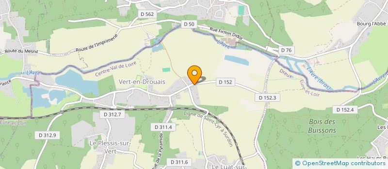 localisation de l'entreprise DELARUE GASTELAIS à VERT-EN-DROUAIS