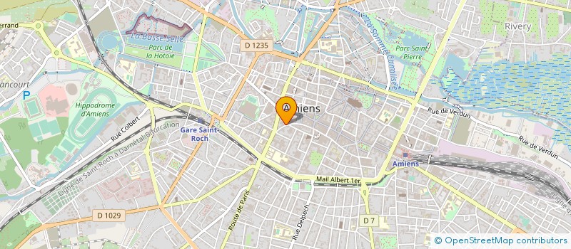 localisation de l'entreprise DELARUE PARTNERS THIRD  AMIENS