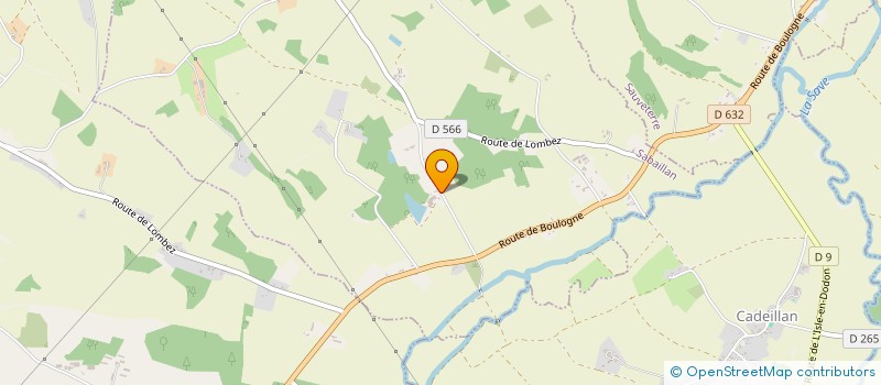 localisation de l'entreprise DELAS ENERGIE  SABAILLAN