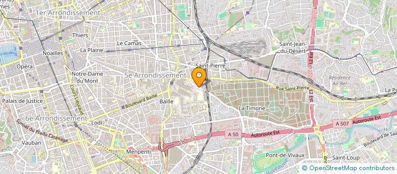 localisation de l'entreprise DELASPRE INDIVISION à MARSEILLE