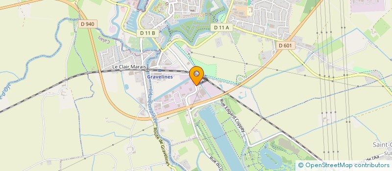 localisation de l'entreprise DELASSUS & FILS ENTR GENE BATIMENT à GRAVELINES