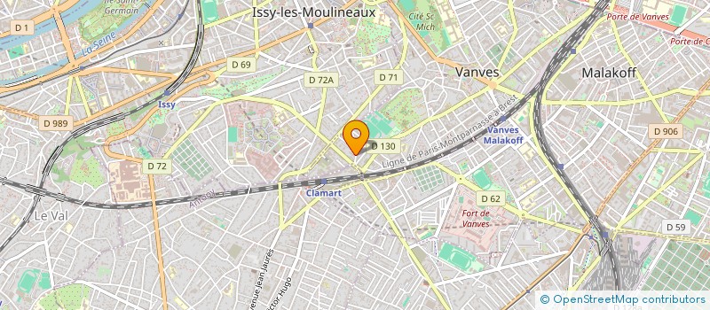 localisation de l'entreprise DELATECH  VANVES