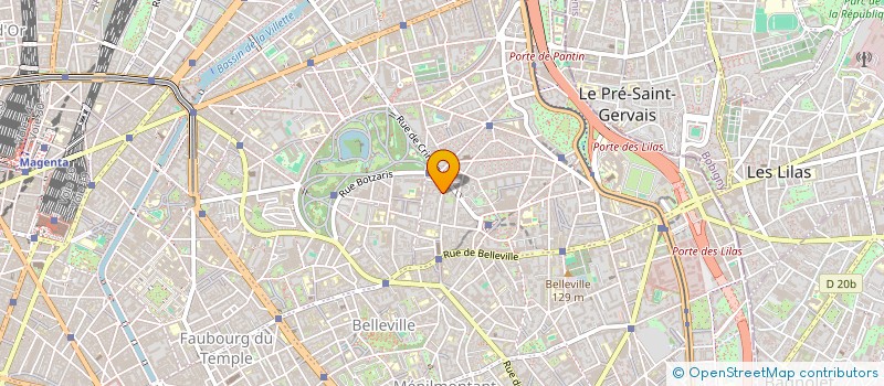 localisation de l'entreprise DELATERRE PRODUCTION (DLT)  PARIS