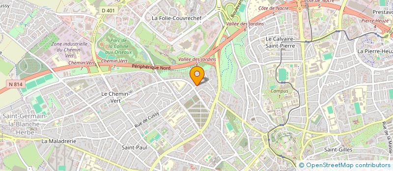 localisation de l'entreprise DELATOUR à CAEN