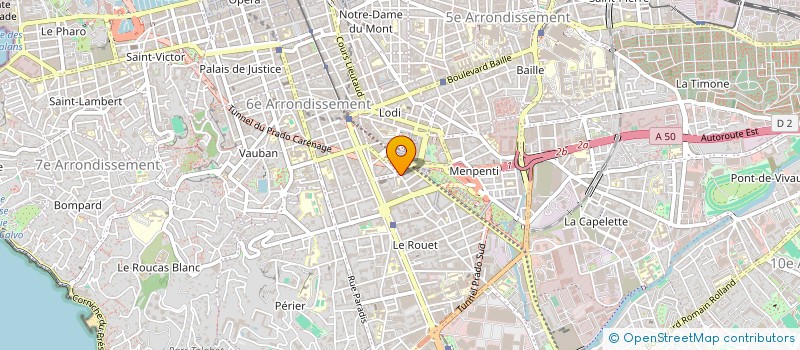 localisation de l'entreprise DELATOURS WINES à MARSEILLE