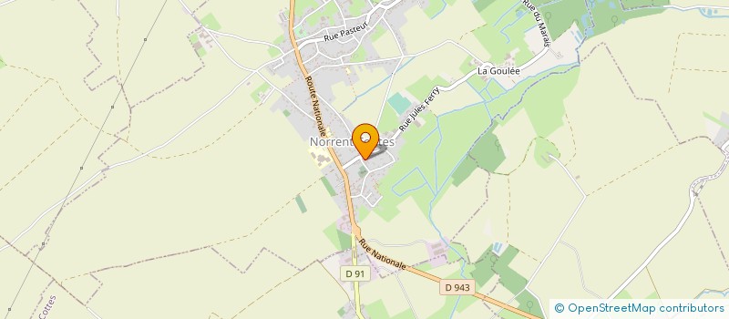 localisation de l'entreprise DELATTRE BOULET  NORRENT-FONTES