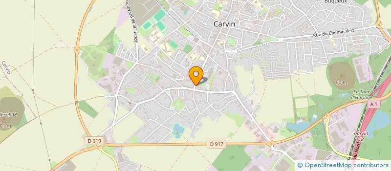 localisation de l'entreprise DELATTRE DUMOULIN ASSOCIES à CARVIN