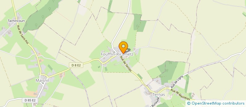 localisation de l'entreprise DELATTRE MENUISERIE  FOUFFLIN-RICAMETZ