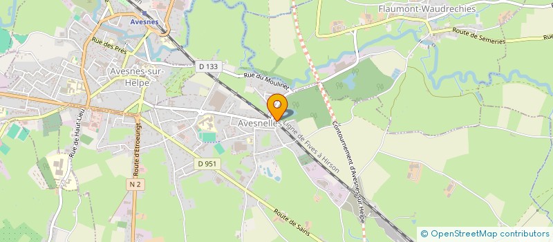 localisation de l'entreprise DELATTRE NOYON  SEMERIES