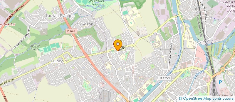 localisation de l'entreprise DELATTRE SCI à DOUAI