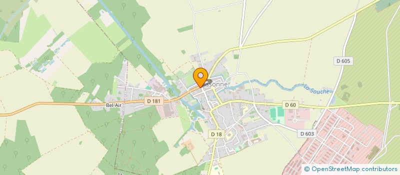 localisation de l'entreprise DELATTRE SISSONNE  SISSONNE