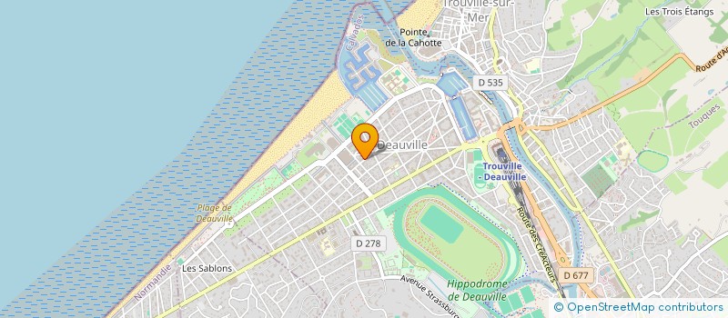 localisation de l'entreprise DELAU  DEAUVILLE