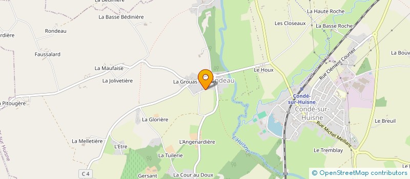 localisation de l'entreprise DELAUBERT CONSTRUCTIONS à SABLONS-SUR-HUISNE