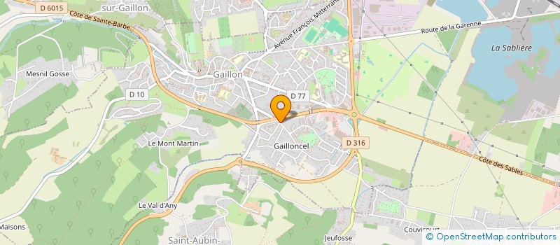 localisation de l'entreprise DELAUNAY  GAILLON