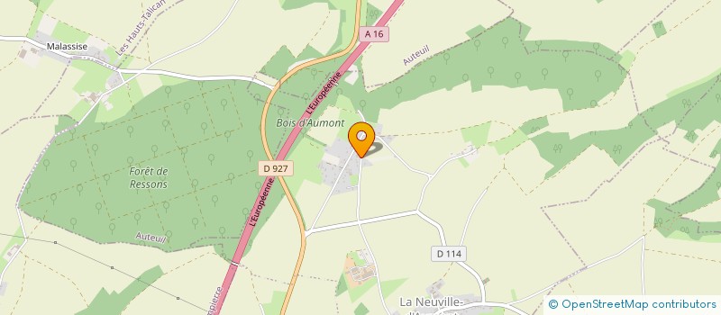 localisation de l'entreprise DELAUNAY  BERNEUIL-EN-BRAY