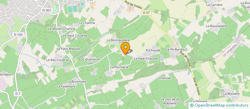 localisation de l'entreprise DELAUNAY  LE LOROUX-BOTTEREAU