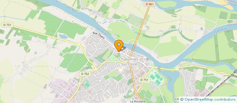 localisation de l'entreprise DELAUNAY ANDRE CORDONNERIE à CHALONNES-SUR-LOIRE
