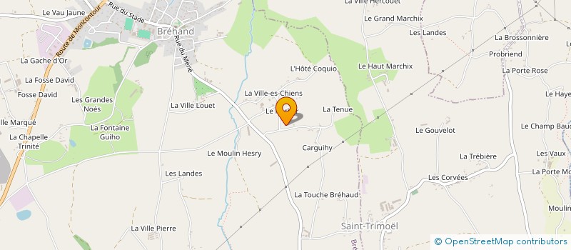 localisation de l'entreprise DELAUNAY - BRETAGNE  TREDANIEL