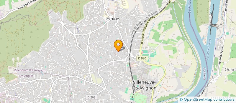 localisation de l'entreprise DELAUNAY & CO  VILLENEUVE-LES-AVIGNON