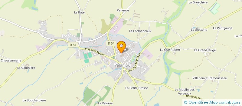 localisation de l'entreprise DELAUNAY ET FILS à CHEMILLE-EN-ANJOU