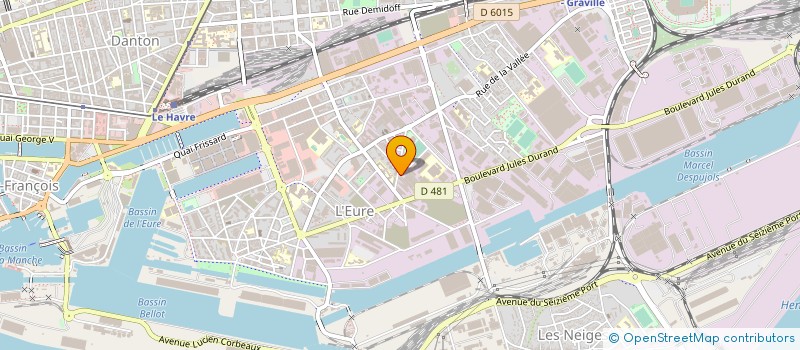 localisation de l'entreprise DELAUNAY ET FILS à LE HAVRE