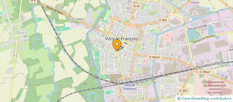 localisation de l'entreprise DELAUNAY GUILLOU à VITRY-LE-FRANCOIS