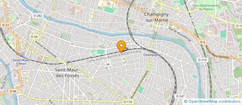 localisation de l'entreprise DELAUNAY LUTRAN MATARASSO à SAINT-MAUR-DES-FOSSES